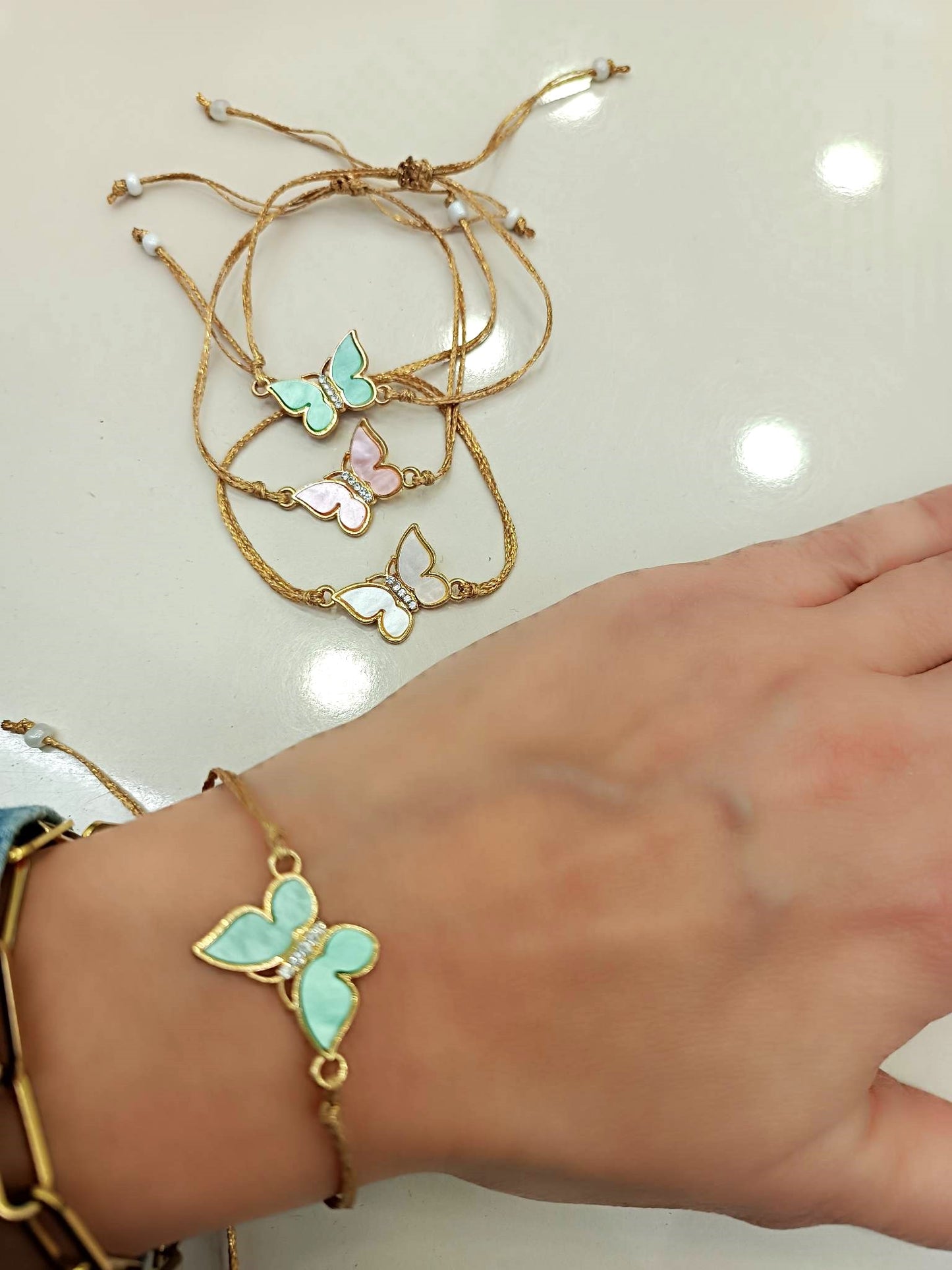 Bracelet with butterfly