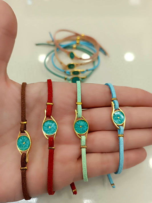 Bracelet - turquoise evil eye