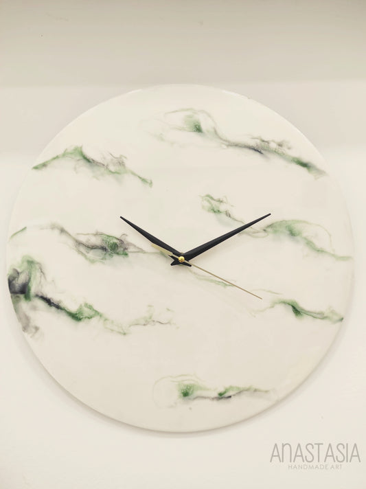 epoxy resin wall clock 35 cm