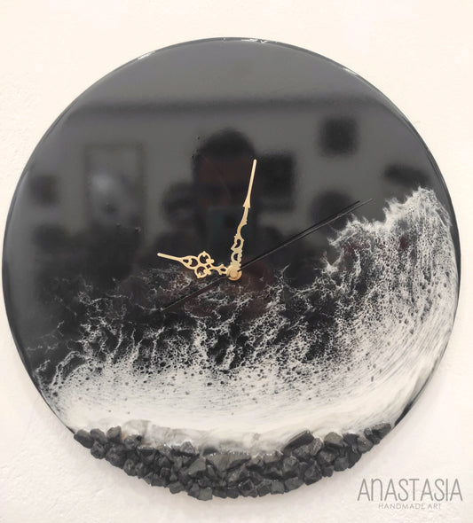 epoxy resin wall clock 40 cm