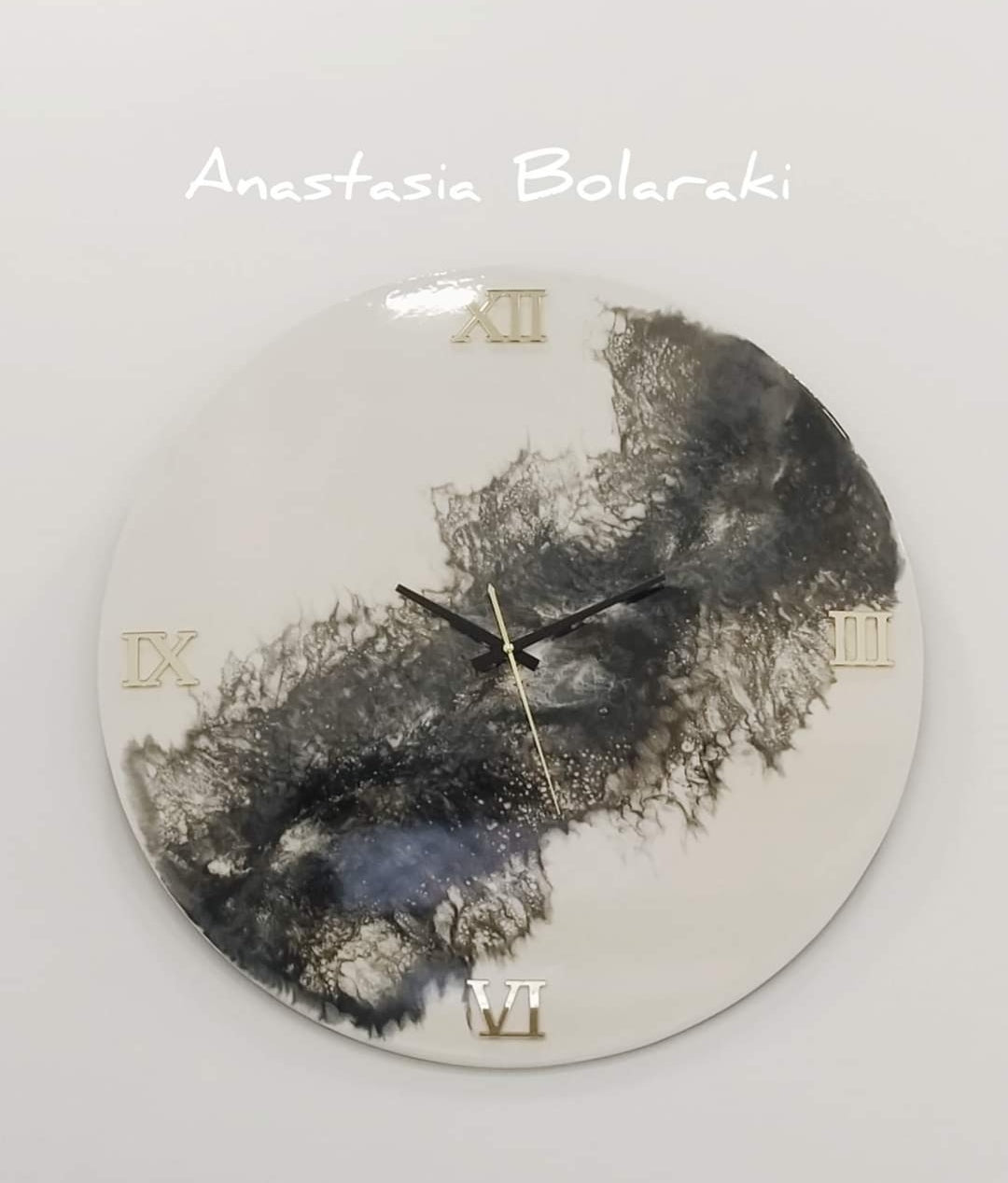 Clock, Resin Handmade